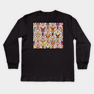 Kilim Fabric Kids Long Sleeve T-Shirt